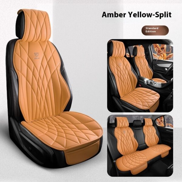 Car Universal Leather Semi-surrounded High-end Five-seat Seat Cover - Image 10