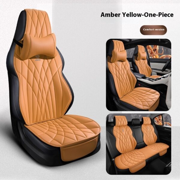 Car Universal Leather Semi-surrounded High-end Five-seat Seat Cover - Image 9