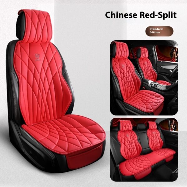 Car Universal Leather Semi-surrounded High-end Five-seat Seat Cover - Image 3