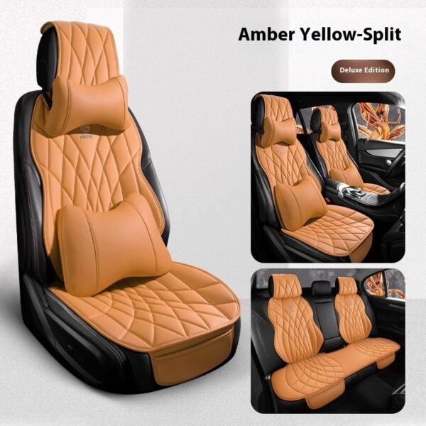 Car Universal Leather Semi-surrounded High-end Five-seat Seat Cover - Image 5