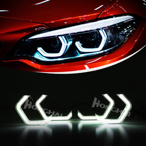 Suitable For BMW Bmw335i F30 F32 M3 M4 F82 F80 M5 E90 Crystal Angel Eye Rgb Bluetooth - Image 5